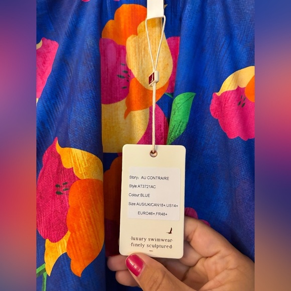 Artesands Au Contraire Delacroix multi cup tankini size 14 multi cup NWT luxury - Picture 4 of 6